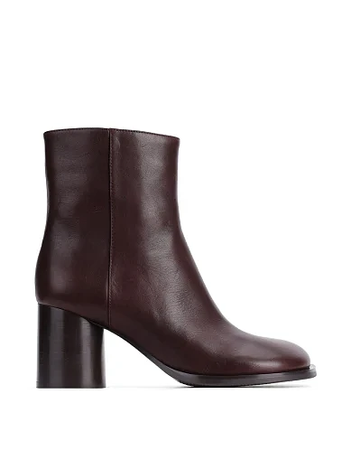 Женские ботинки MIRATON кожаные коричневые - фото 1 - Miraton