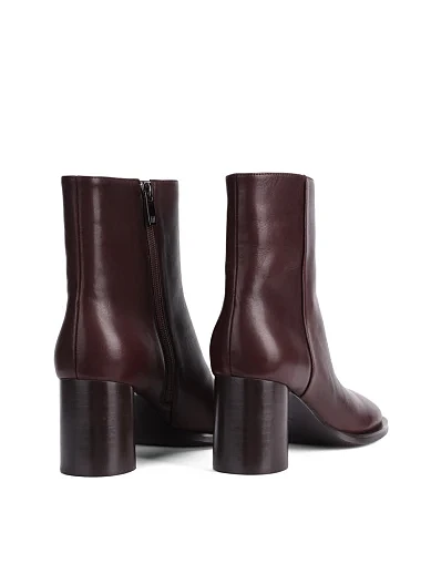 Женские ботинки MIRATON кожаные коричневые - фото 5 - Miraton