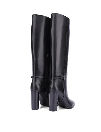 Жіночі чоботи шкіряні чорні(882H-1631-N04) - фото 4 - Miraton