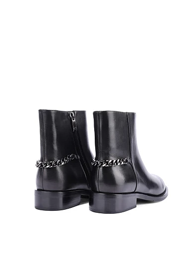 Жіночі черевики Attizzare шкіряні чорні(885X-0639-N04) - фото 4 - Miraton