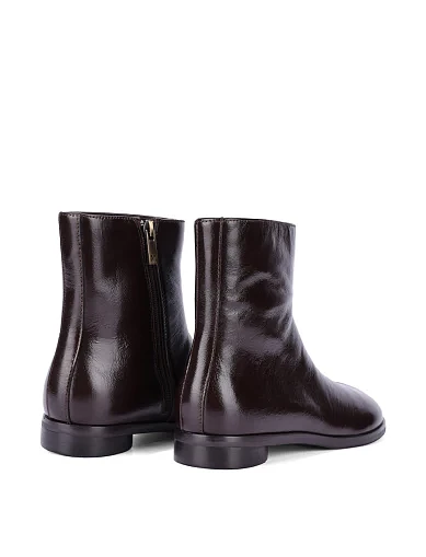 Женские ботинки MIRATON кожаные коричневые - фото 4 - Miraton