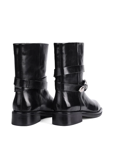 Женские ботинки MIRATON черные - фото 4 - Miraton