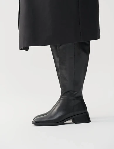 Женские сапоги Vagabond кожаные черные - фото 5 - Miraton