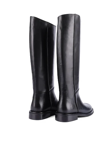 Женские сапоги Attizzare кожаные черные - фото 4 - Miraton