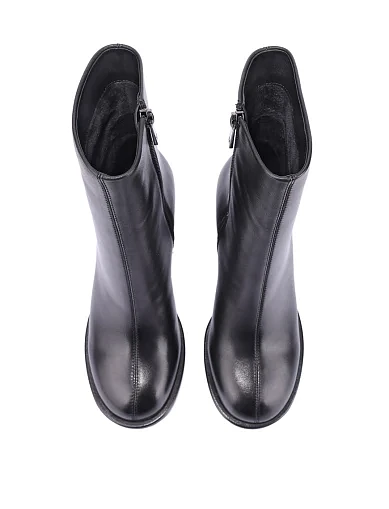 Женские ботинки MIRATON кожаные черные - фото 5 - Miraton