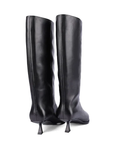 Жіночі чоботи MIRATON шкіряні чорні(G025-1417) - фото 4 - Miraton