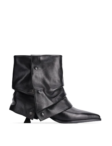 Жіночі черевики MIRATON шкіряні чорні(G025-611) - фото 1 - Miraton