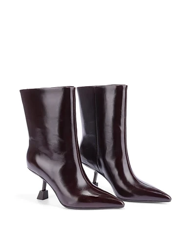 Женские ботинки MIRATON бордовые - фото 3 - Miraton