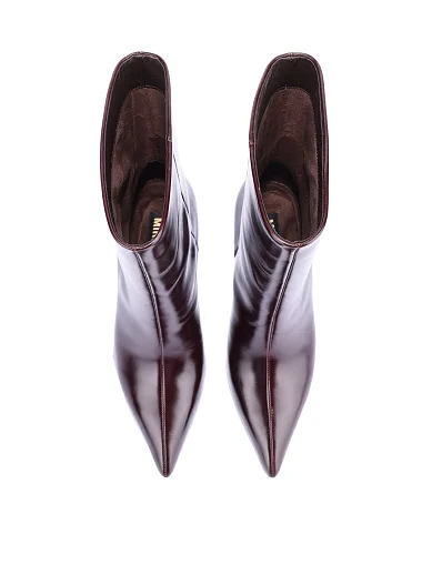 Женские ботинки MIRATON бордовые - фото 5 - Miraton