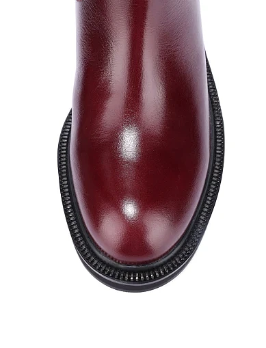 Женские сапоги MIRATON бордовые - фото 6 - Miraton
