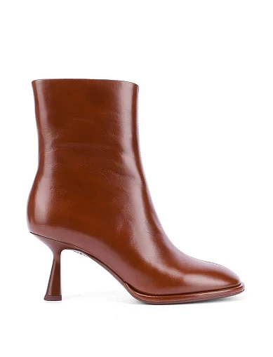 Женские ботинки MIRATON кожаные коричневые - фото 1 - Miraton