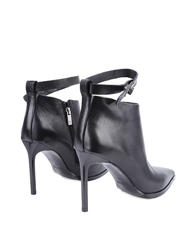 Женские ботинки MIRATON кожаные черные - фото 4 - Miraton