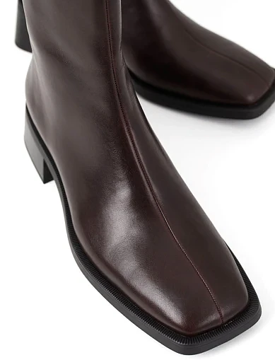 Женские ботинки Vagabond кожаные коричневые - фото 4 - Miraton