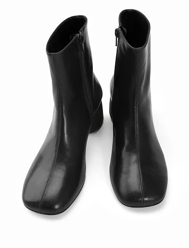 Женские ботинки Vagabond кожаные черные - фото 4 - Miraton