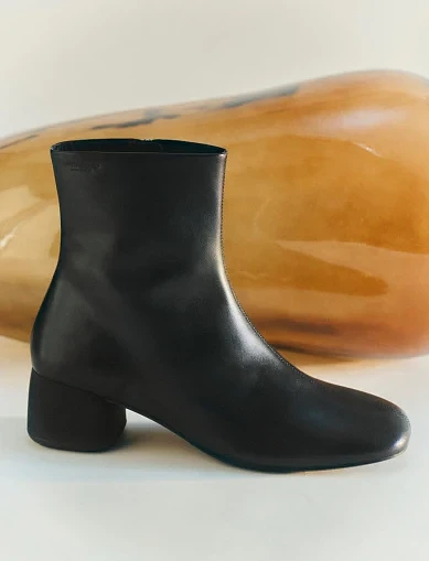 Женские ботинки Vagabond кожаные черные - фото 5 - Miraton