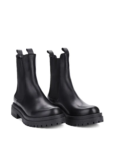 Жіночі черевики челсі Attizzare шкіряні чорні(433-752-827-T30) - фото 3 - Miraton