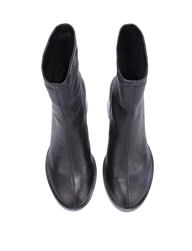 Женские ботинки MIRATON кожаные черные - фото 6 - Miraton