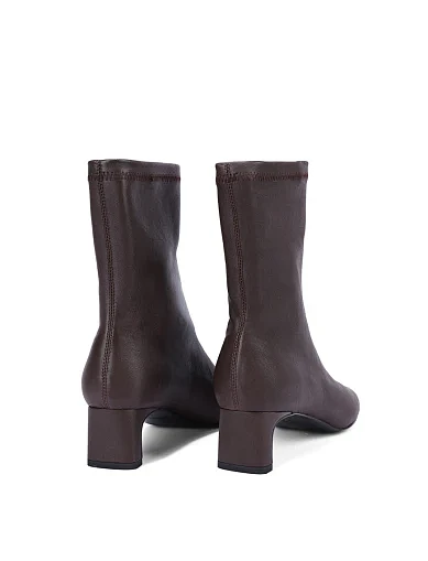 Жіночі черевики MIRATON шкіряні коричневі(25009T-02-01) - фото 4 - Miraton