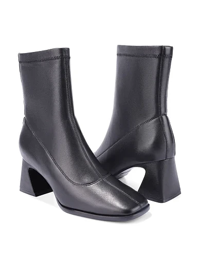 Жіночі черевики MIRATON шкіряні чорні(8009-10) - фото 5 - Miraton