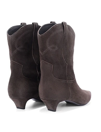 Жіночі черевики MIRATON велюрові сірі(JC056D-5A) - фото 4 - Miraton