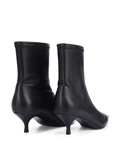 Жіночі черевики шкіряні чорні(JC057D-5A) - фото 4 - Miraton