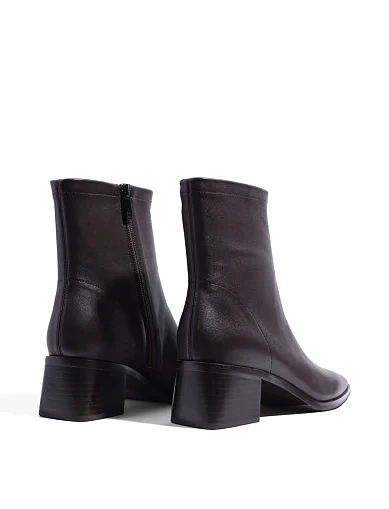 Жіночі черевики MIRATON шкіряні бордові(JR1133-10) - фото 4 - Miraton