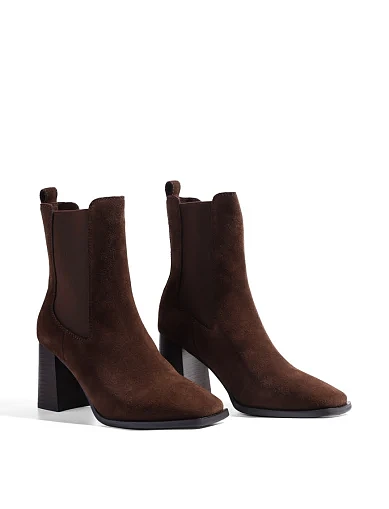 Жіночі черевики MIRATON велюрові коричневі(JR625-10) - фото 3 - Miraton