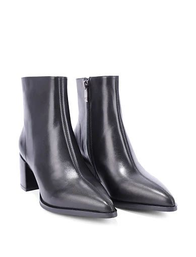 Женские ботинки Attizzare кожаные черные - фото 3 - Miraton