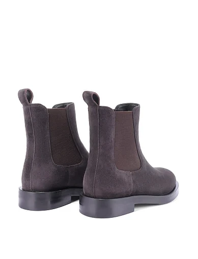 Женские ботинки челси MIRATON велюровые серые - фото 4 - Miraton