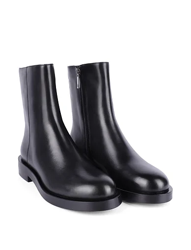 Женские ботинки MIRATON кожаные черные - фото 2 - Miraton