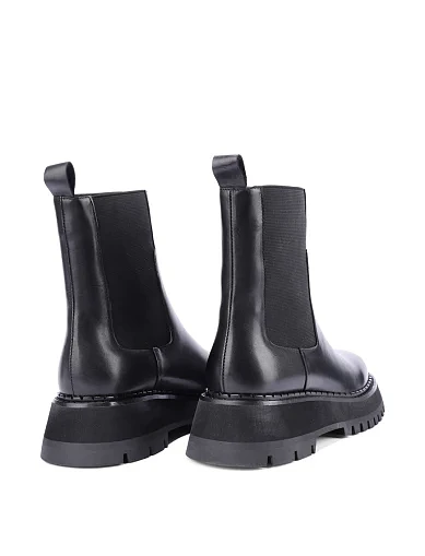 Жіночі черевики челсі MIRATON шкіряні чорні(A25157-681) - фото 4 - Miraton