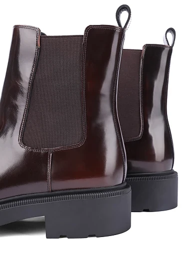 Жіночі черевики челсі MIRATON коричневі(A25176-601-1) - фото 3 - Miraton