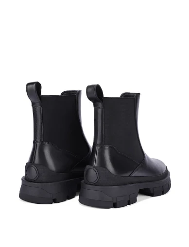 Жіночі черевики челсі MIRATON шкіряні чорні(A25839-602-1) - фото 4 - Miraton