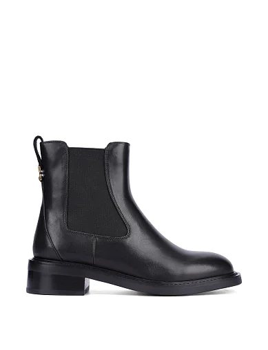 Женские ботинки челси Attizzare кожаные черные - фото 1 - Miraton