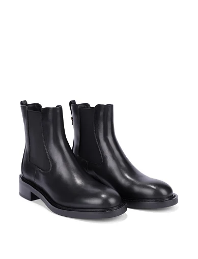 Женские ботинки челси Attizzare кожаные черные - фото 3 - Miraton