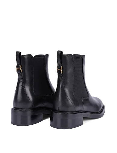Женские ботинки челси Attizzare кожаные черные - фото 4 - Miraton