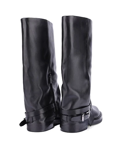 Жіночі чоботи MIRATON шкіряні чорні(U8160-12-N1R) - фото 5 - Miraton