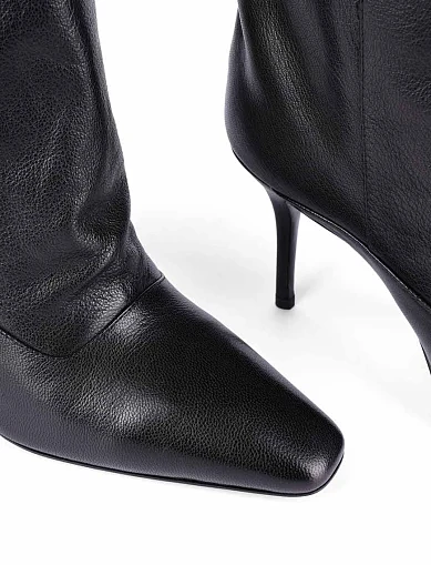 Жіночі чоботи MIRATON шкіряні чорні(U8188-1-Y1R) - фото 2 - Miraton