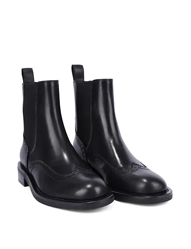 Женские ботинки челси Attizzare кожаные черные - фото 2 - Miraton