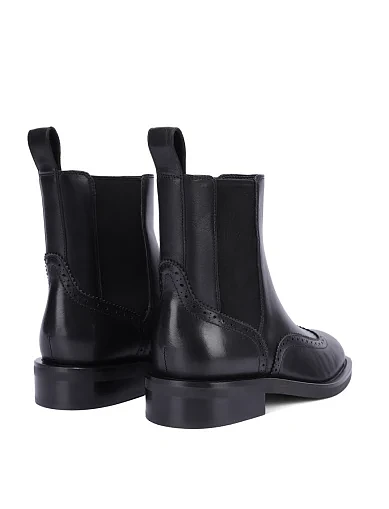 Женские ботинки челси Attizzare кожаные черные - фото 3 - Miraton