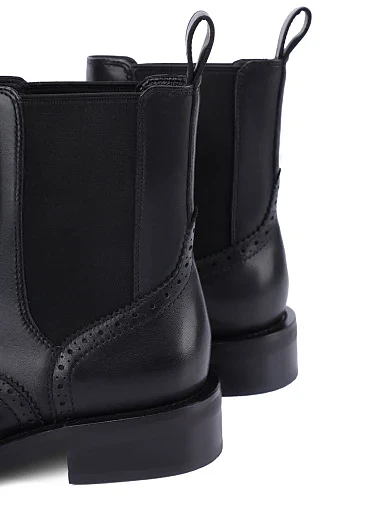 Женские ботинки челси Attizzare кожаные черные - фото 5 - Miraton