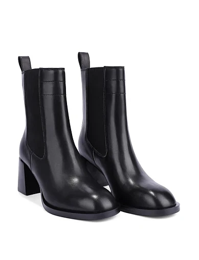 Жіночі черевики челсі MIRATON шкіряні чорні(FT2429-606) - фото 3 - Miraton