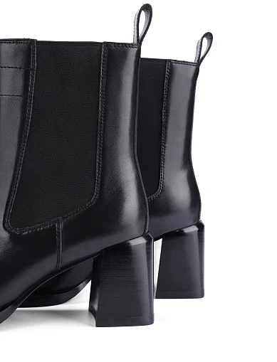 Жіночі черевики челсі MIRATON шкіряні чорні(FT2429-606) - фото 5 - Miraton