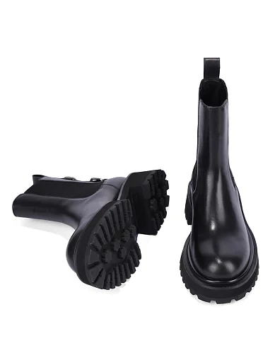 Жіночі черевики челсі MIRATON шкіряні чорні(FT309B-721) - фото 2 - Miraton