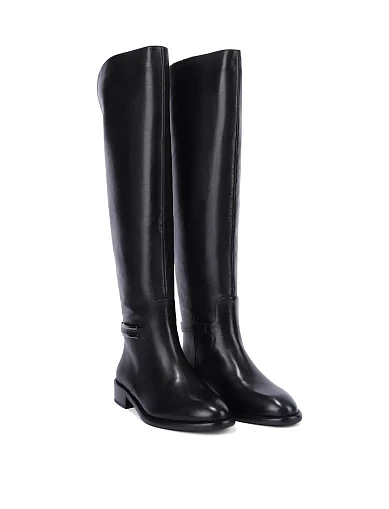 Жіночі ботфорти MIRATON шкіряні чорні(2509H-1919) - фото 3 - Miraton