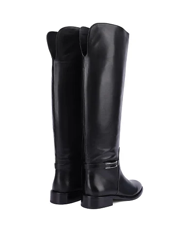 Жіночі ботфорти MIRATON шкіряні чорні(2509H-1919) - фото 4 - Miraton