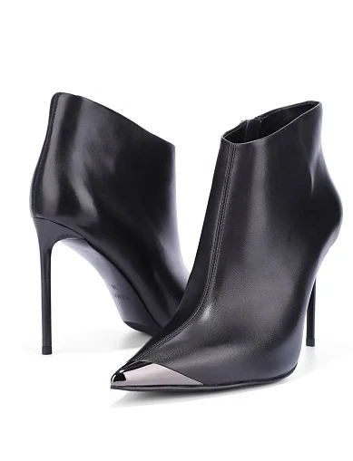 Жіночі черевики MiaMay шкіряні чорні(25139S-T0403) - фото 3 - Miraton