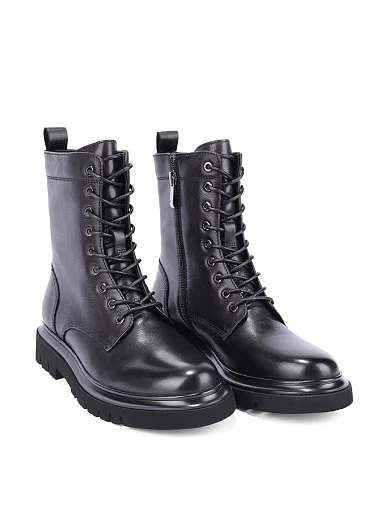 Женские ботинки Attizzare кожаные черные - фото 3 - Miraton