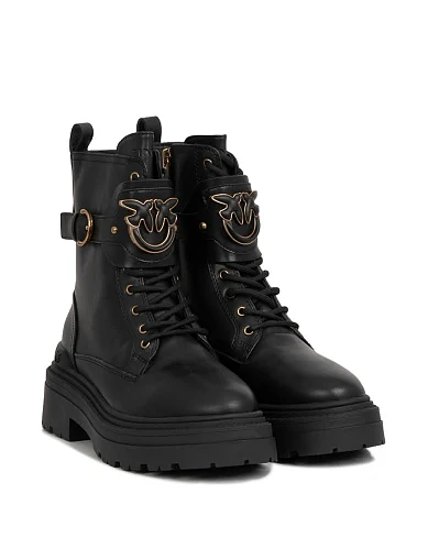 Жіночі черевики Pinko шкіряні чорні(SD0147P001Z99) - фото 3 - Miraton