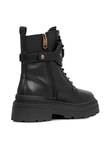 Жіночі черевики Pinko шкіряні чорні(SD0147P001Z99) - фото 4 - Miraton